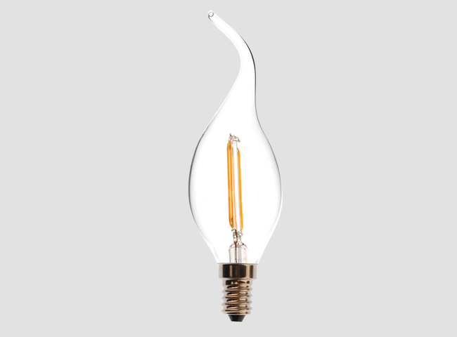 LED Filament bulb,KL-BA35-filament E14 